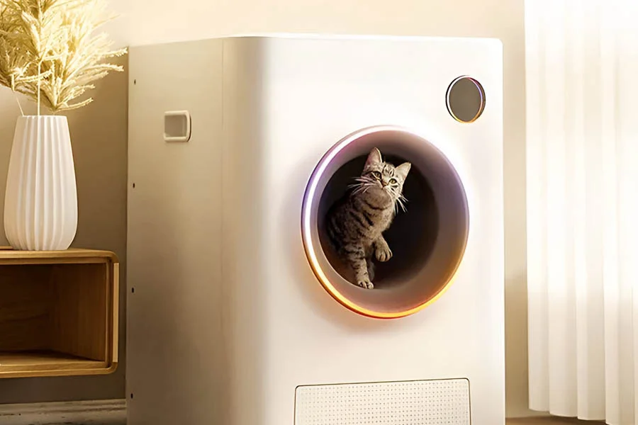 how does the litter robot work