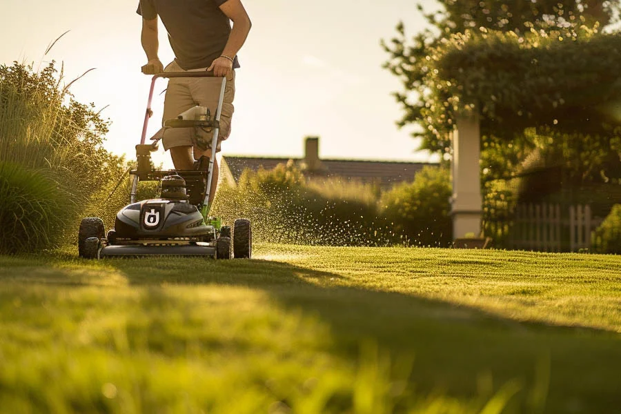 small battery lawn mower